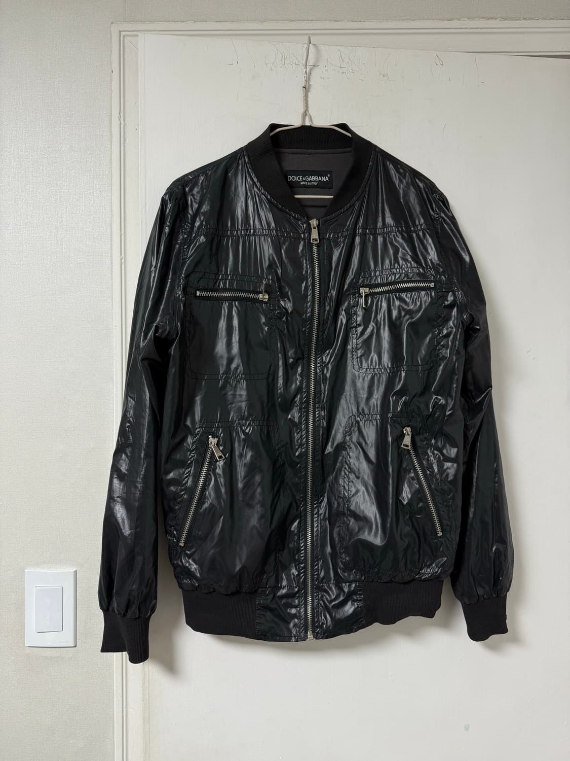 돌체앤가바나 나일론 4포켓 집업 바이커 바람막이자켓 상품이미지3