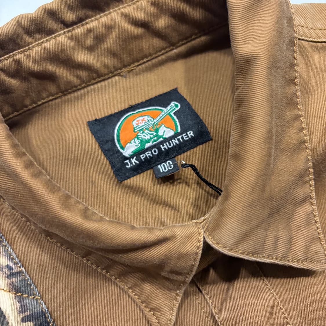 [100] 프로헌터 리얼트리 패턴 긴팔 셔츠 브라운 D712 상품이미지5