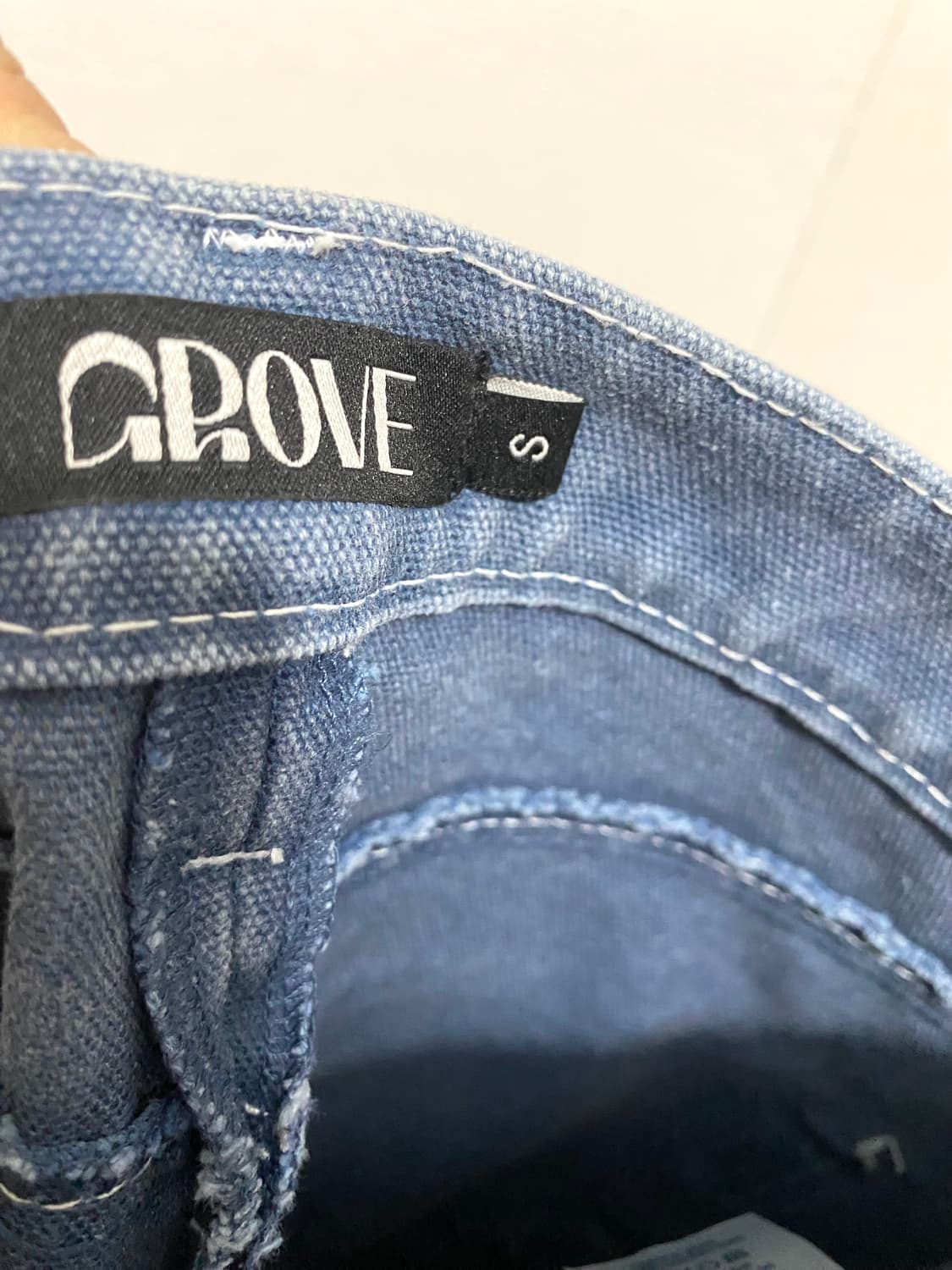 그로브 데님 스커트 상품이미지7