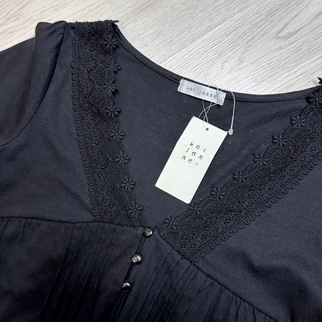 레이스 핀턱 가디건 상품이미지3