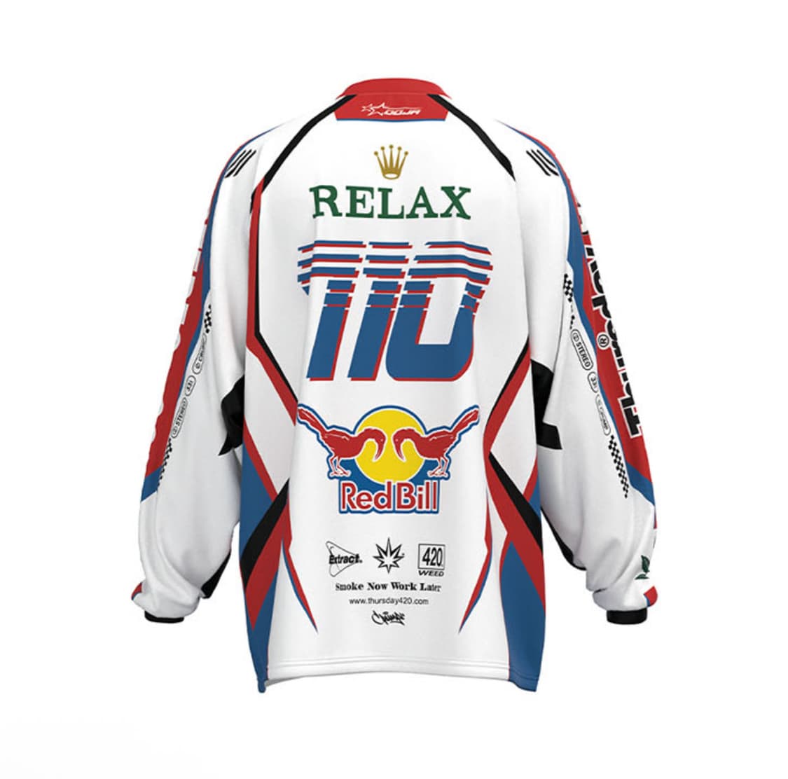 크럼프 THUR'SDAY420 x CRUMP 레이싱 져지 화이트 2 상품이미지2