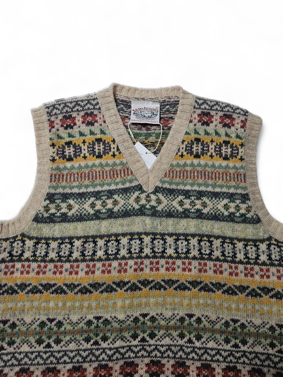 제이미슨스 페어아일 니트 베스트 L 상품이미지3