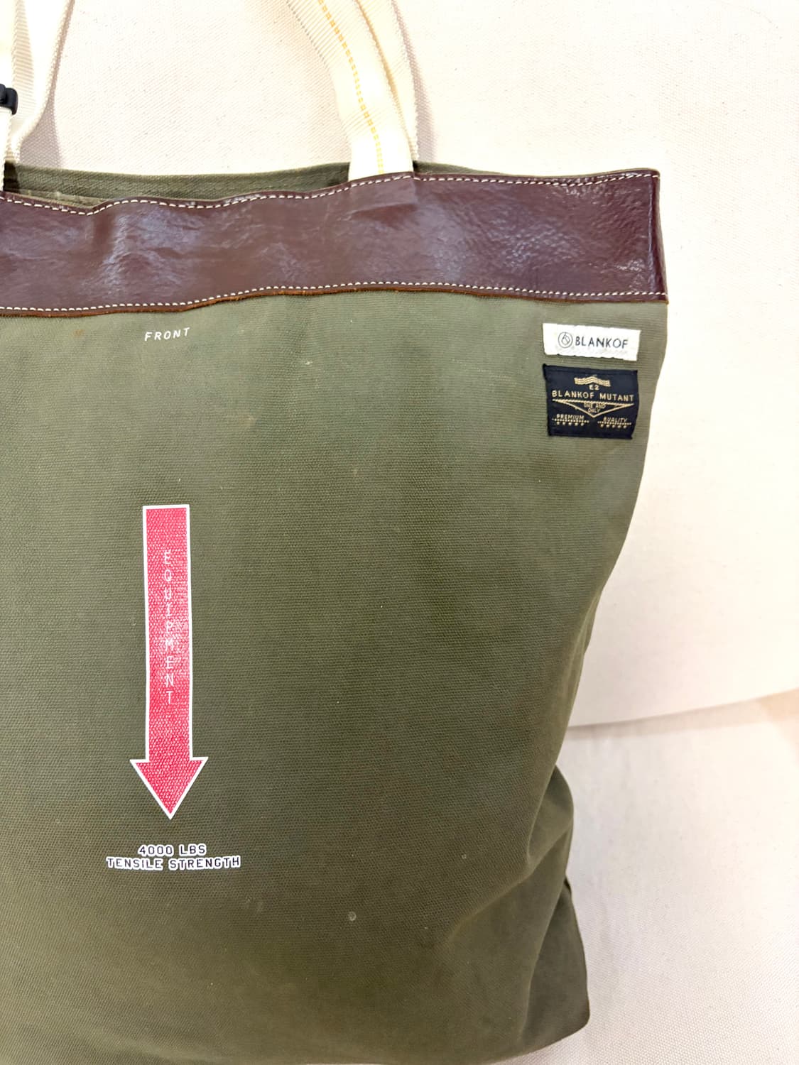 BLANKOF의 튼튼한 캔버스 토트백 상품이미지2