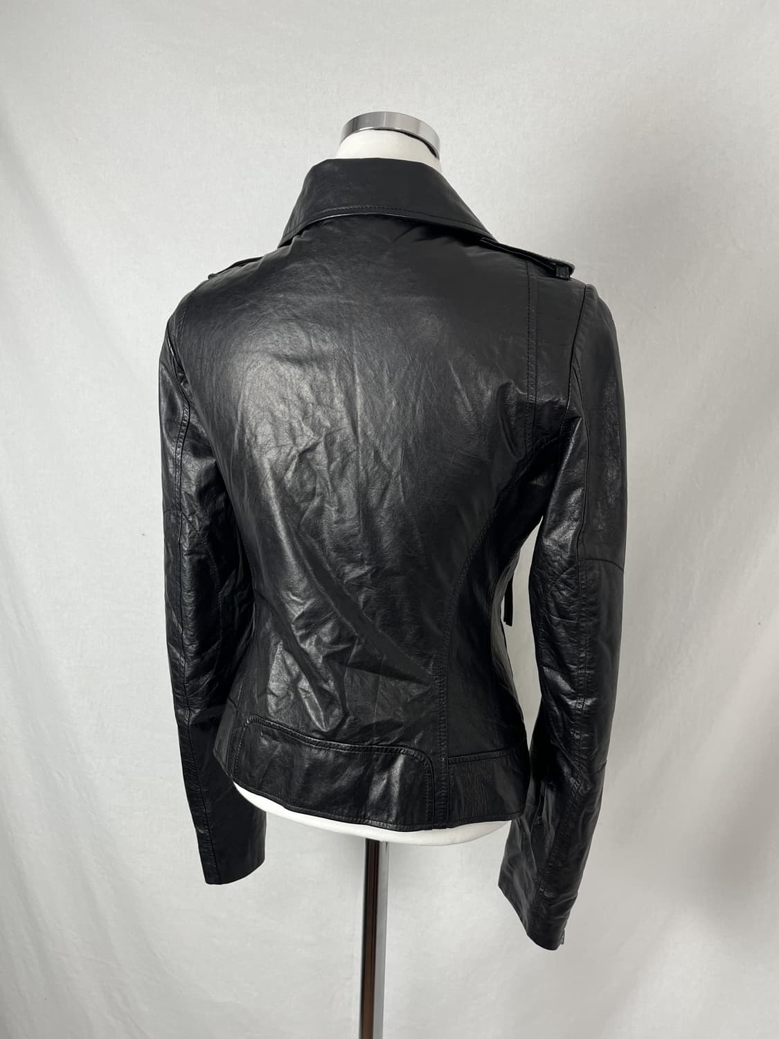 Vintage 리얼레더 라이더 자켓 상품이미지4