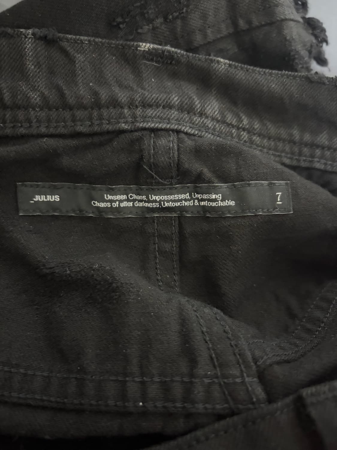 877PAM13-BD Degraded Punk Wide Jeans 상품이미지4