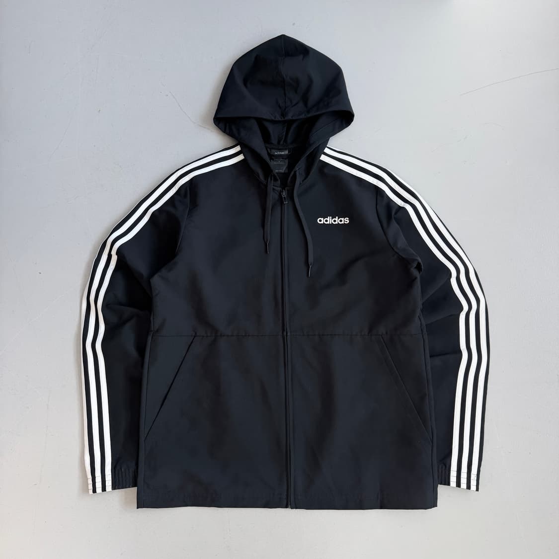 아디다스 삼선 후드 바람막이 자켓 상품이미지2