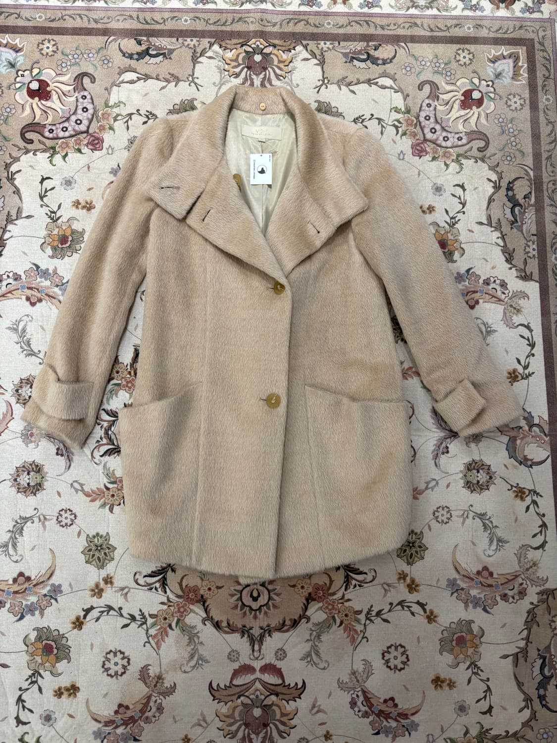 vtg 알파카 하이넥코트 상품이미지1