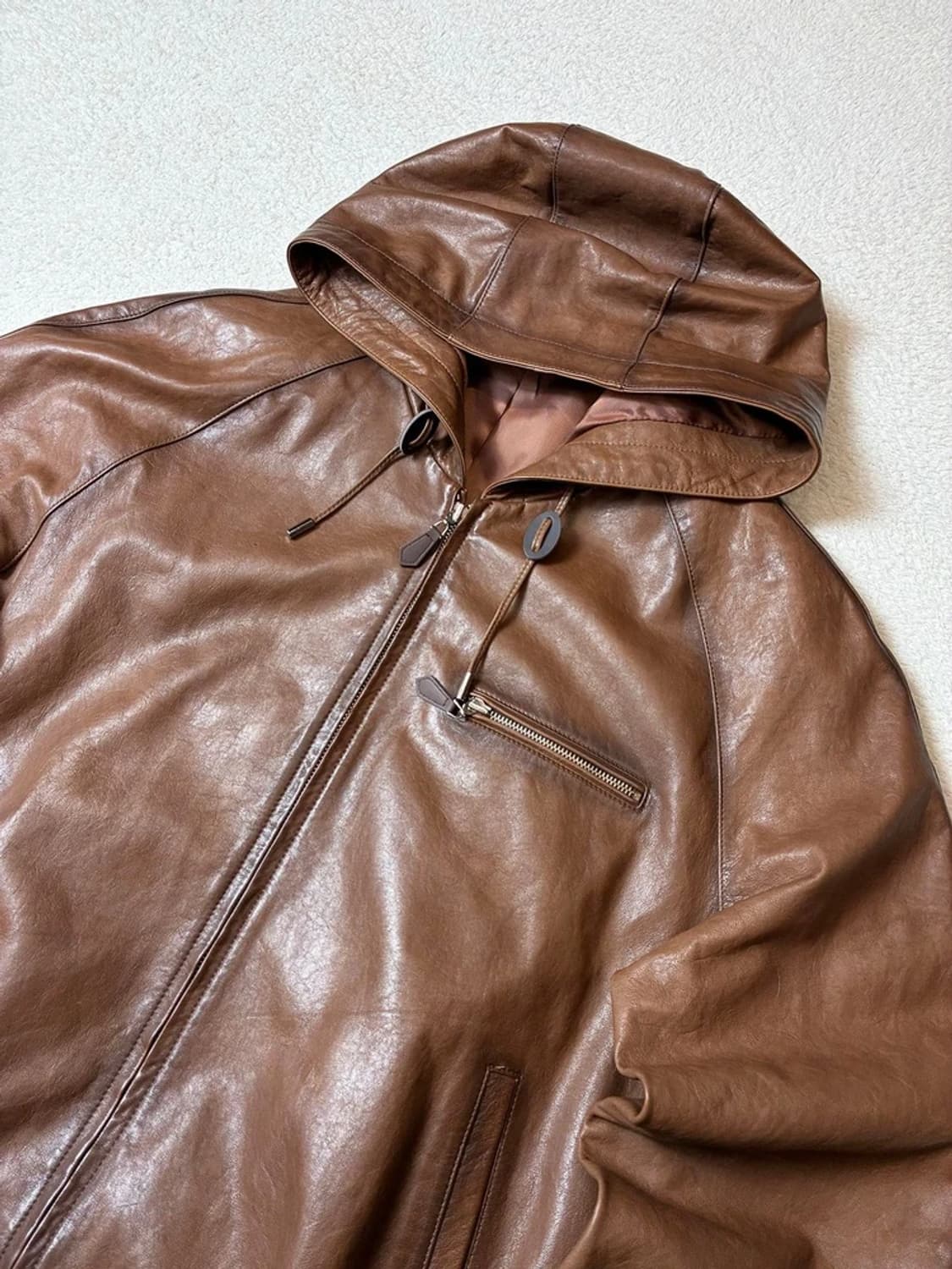 Selected 00's 재패니즈 양가죽 후디 집업 PN7334 상품이미지2