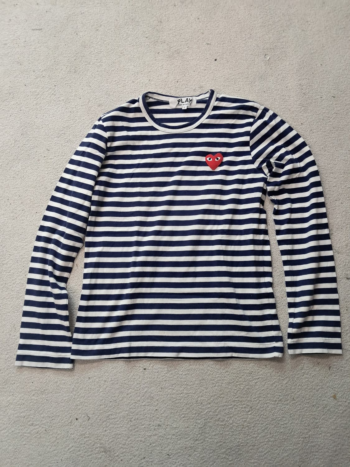 꼼데가르송 스트라이프 롱슬리브 상품이미지1