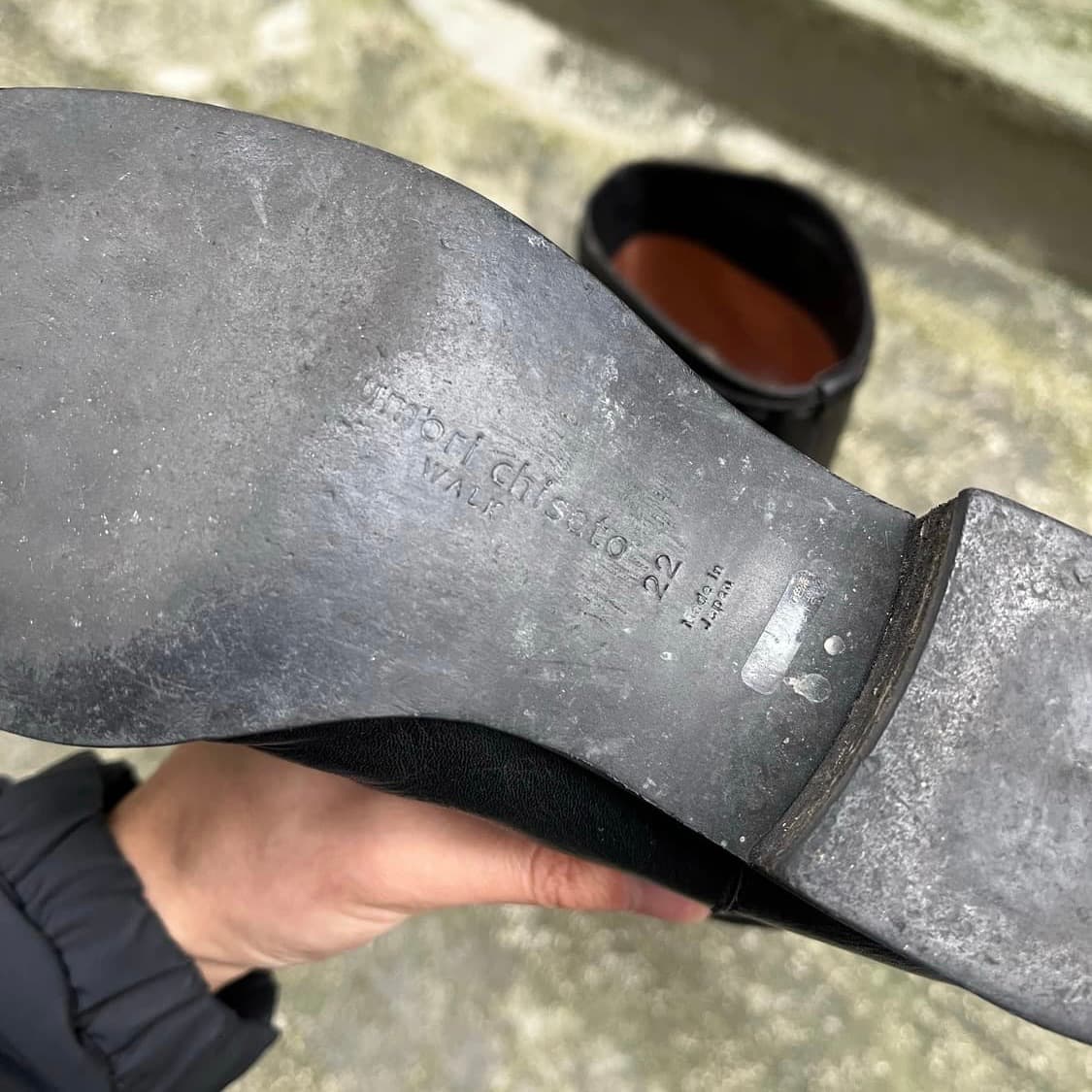 츠모리치사토 레더 롱부츠 220 상품이미지8