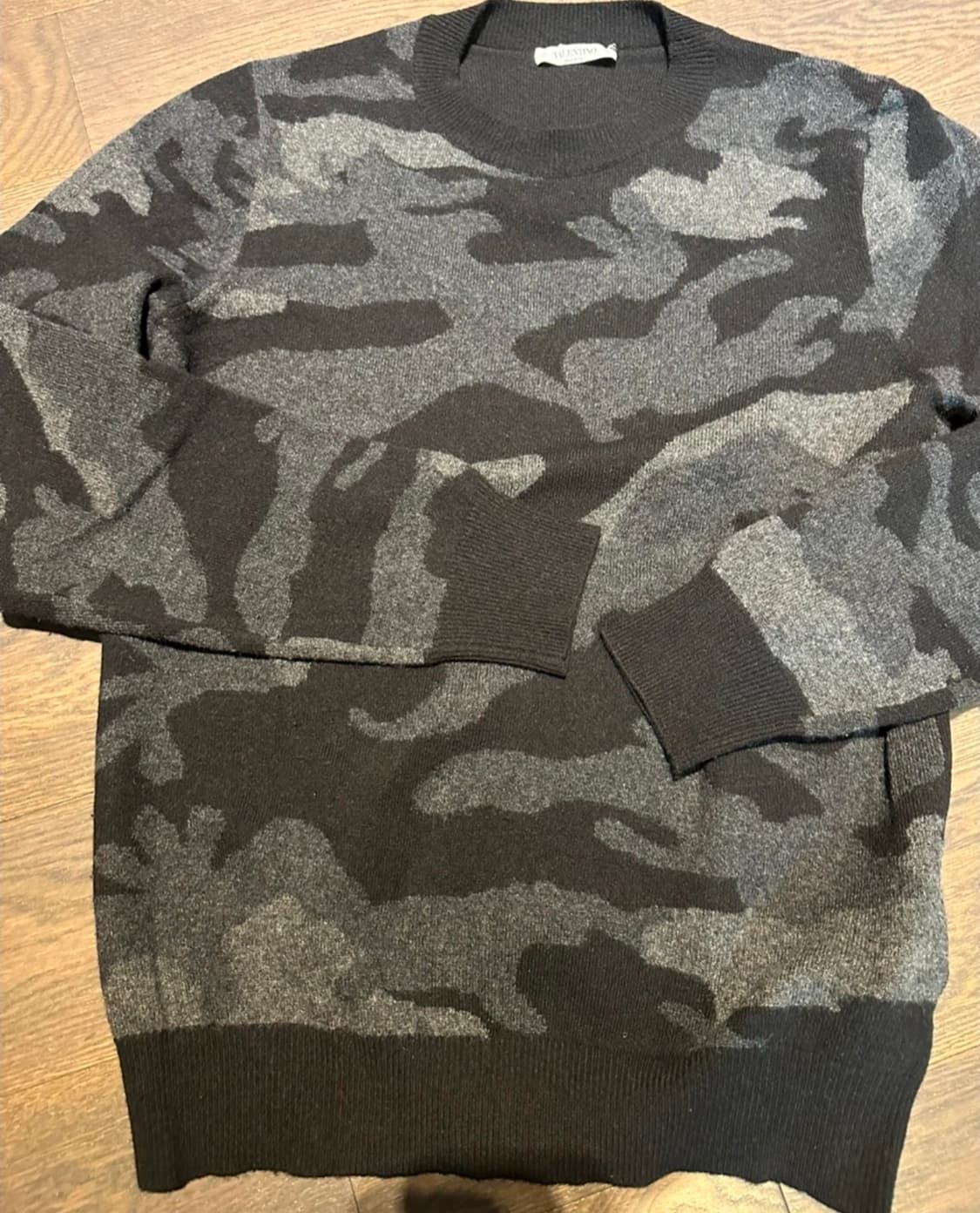 발렌티노 카모 캐시미어 니트 M 상품이미지1