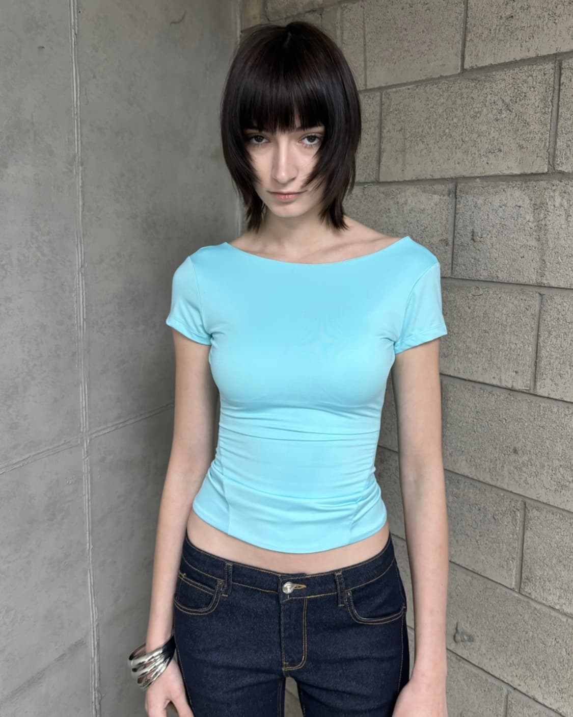 [2000ARCHIVES] RHEA BACK SCOOP T (MINT) 상품이미지3