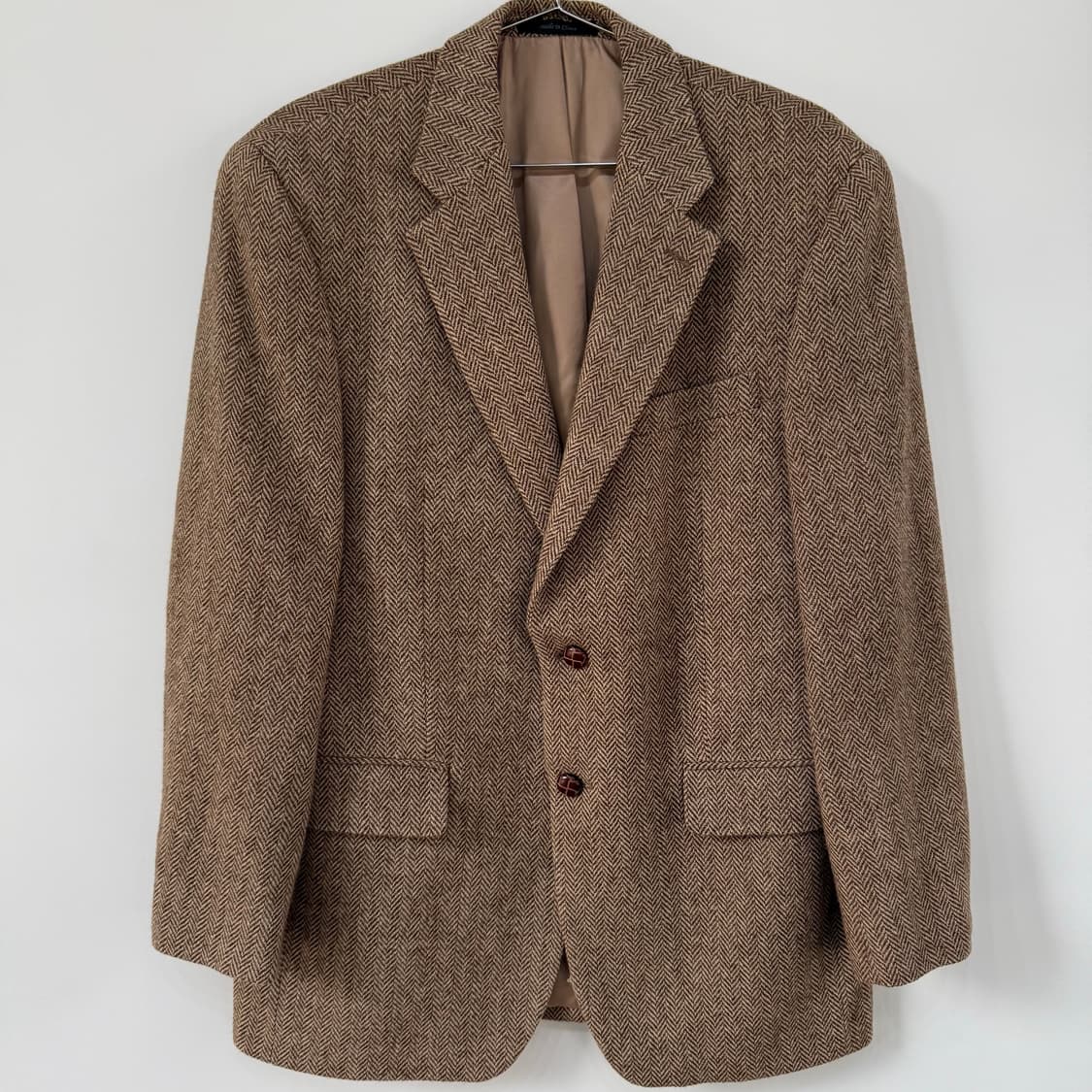랄프로렌 Ralph Lauren 브라운 헤링본 테일러드 울 트위드 자켓 상품이미지2