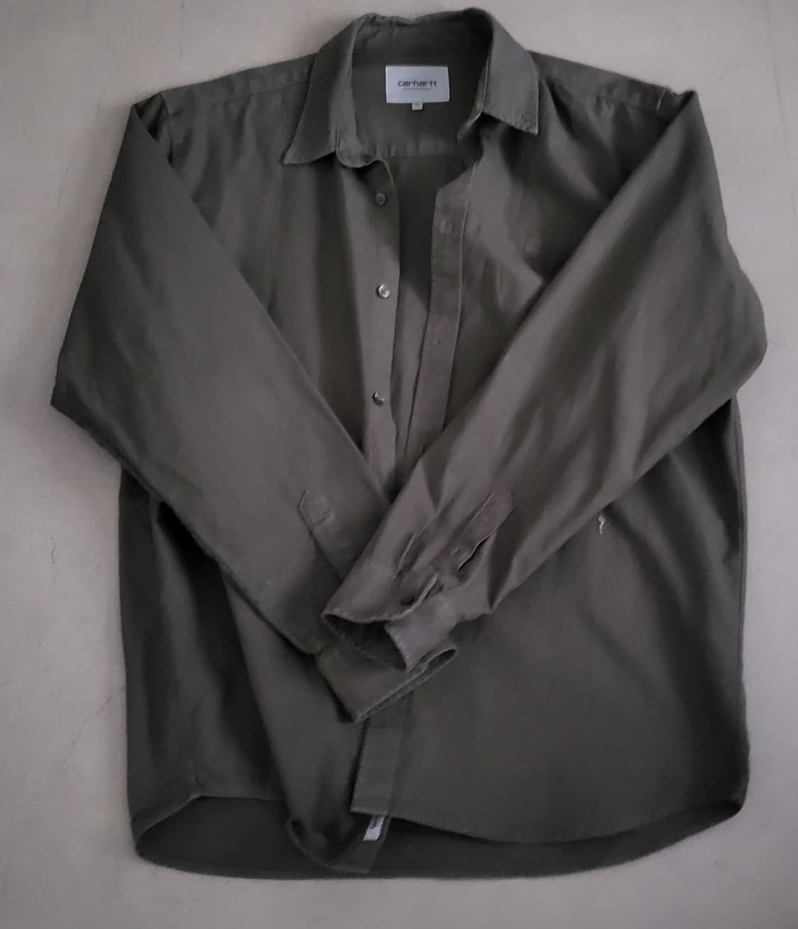 칼하트 윕 L/S BOLTON SHIRT 카키셔츠 XL  상품이미지1