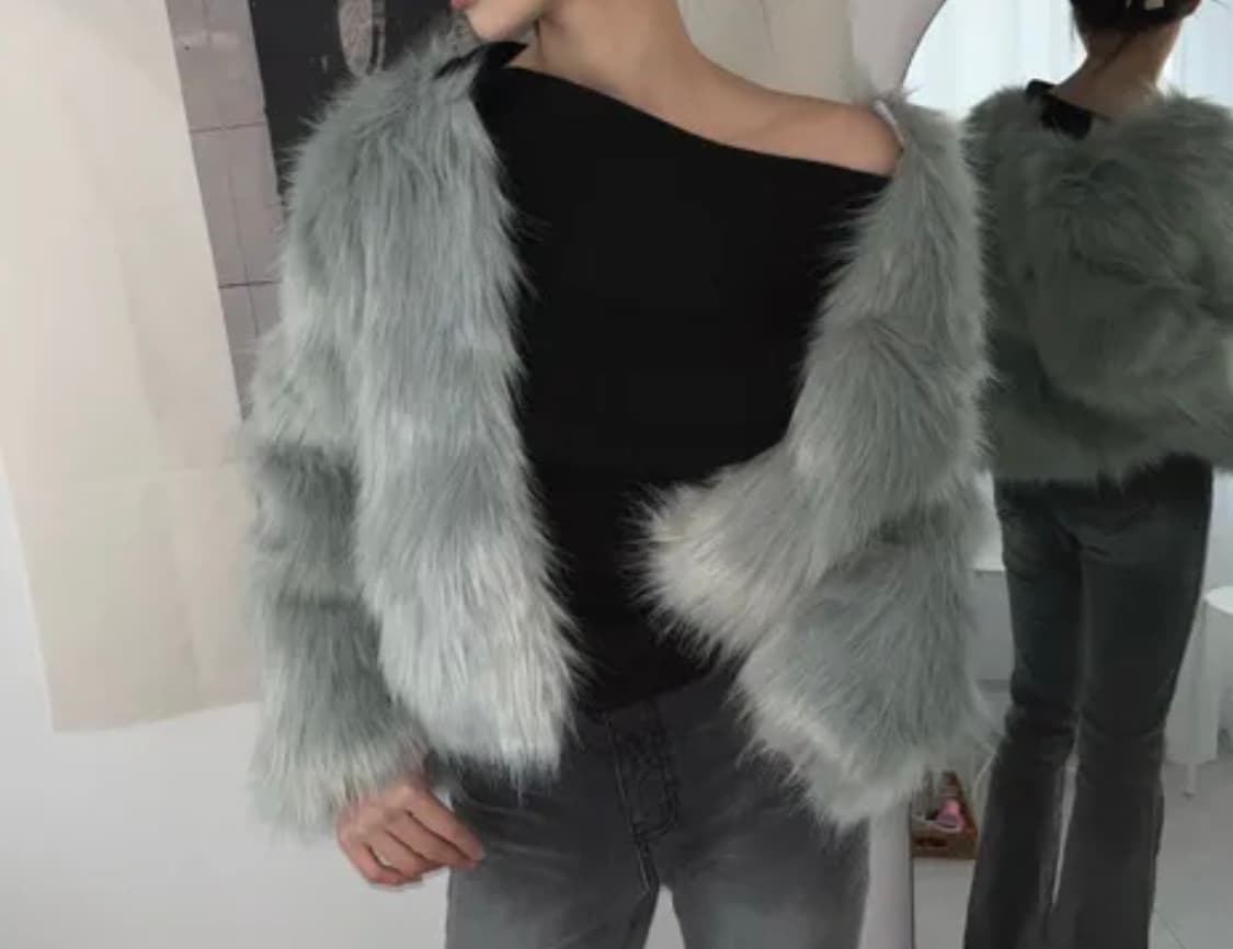 폭스 퍼자켓 상품이미지2