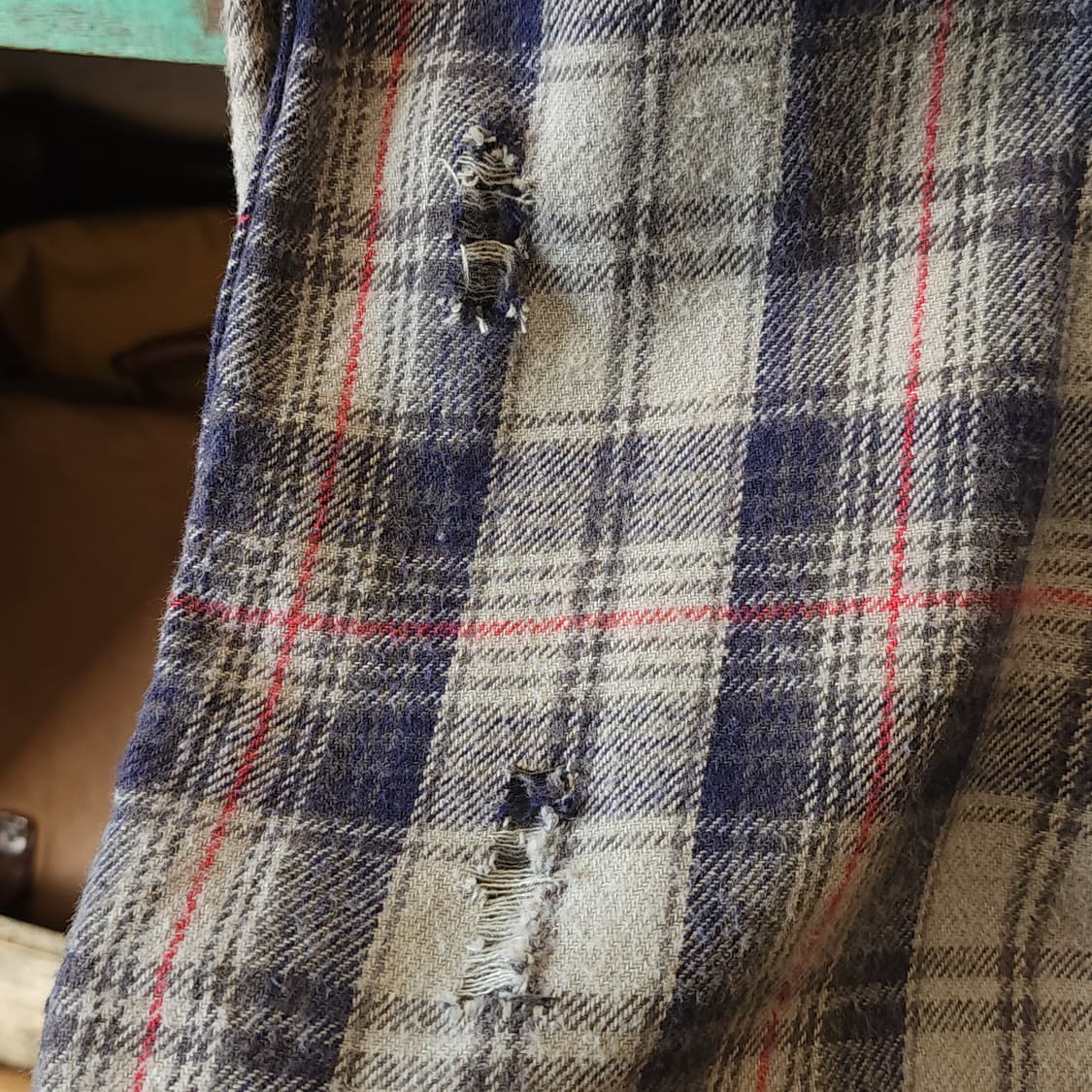 90s 아메리칸 빈티지 체크셔츠 헤비 플란넬 워크셔츠 빅체크 상품이미지10