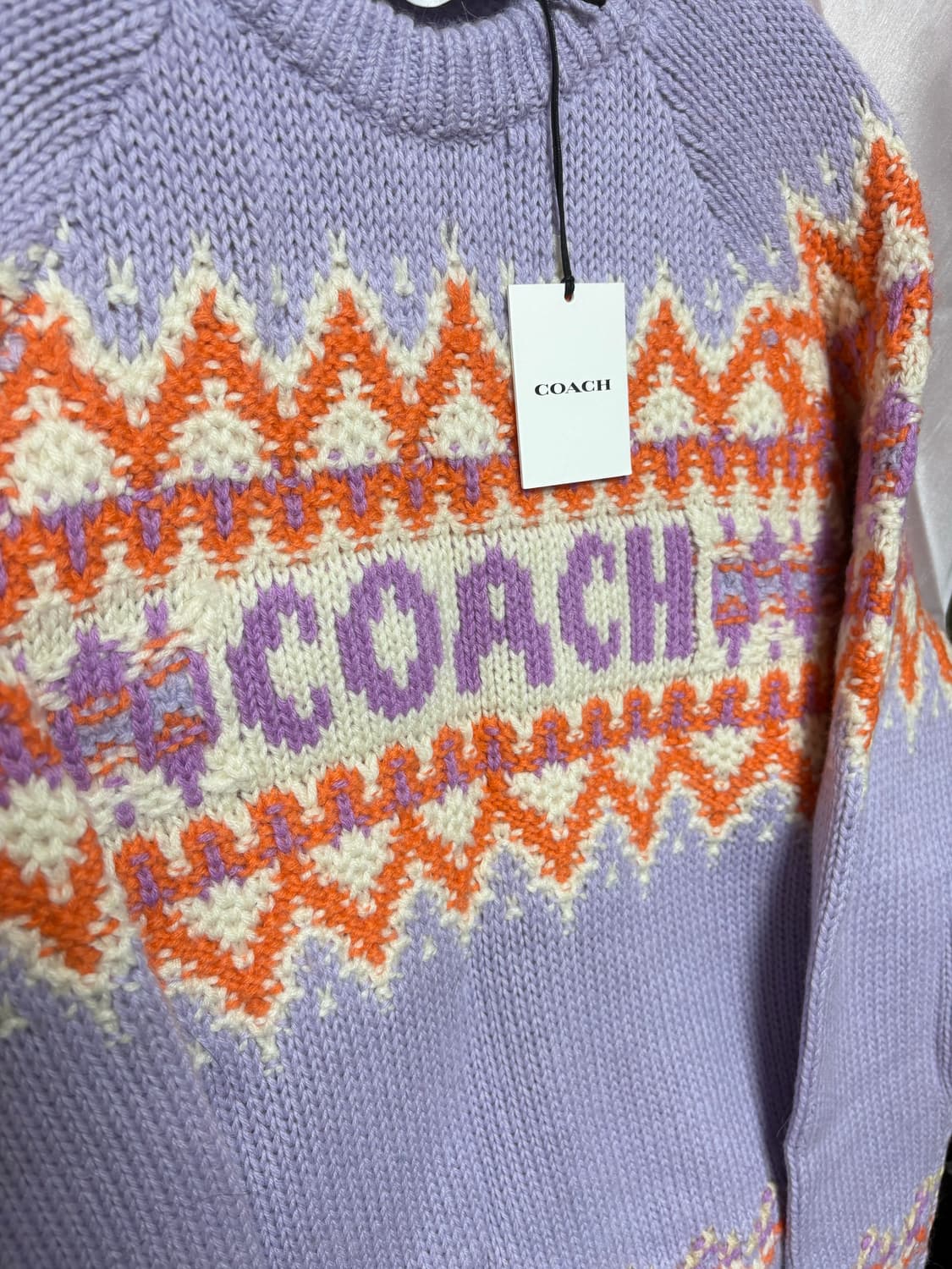 코치 페어아일 스키 니트 상품이미지2