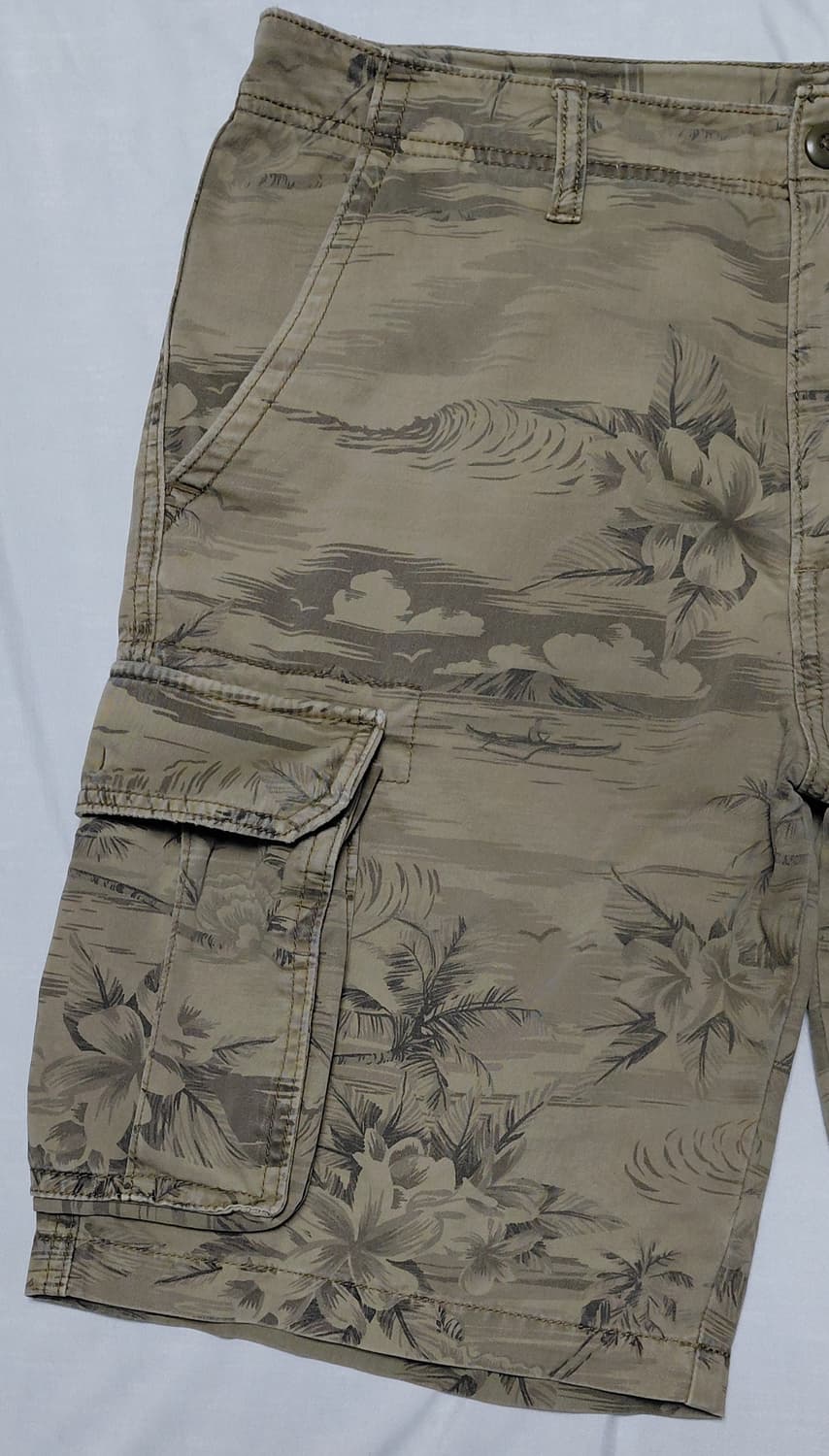 [34] 올드네이비(Old Navy) 트로피컬 알로하 카고 반바지 상품이미지2