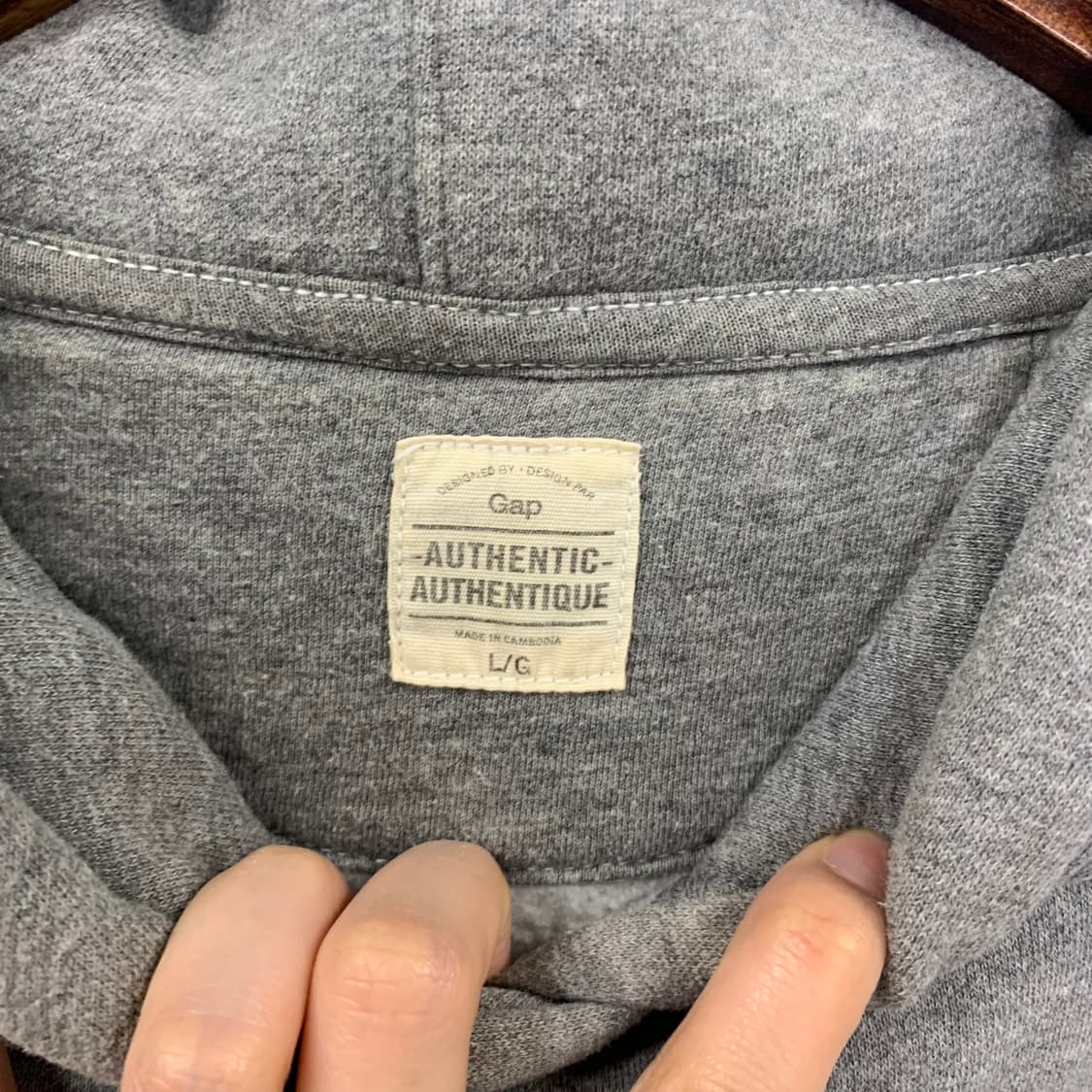 Gap 갭 그레이 후드티 상품이미지6