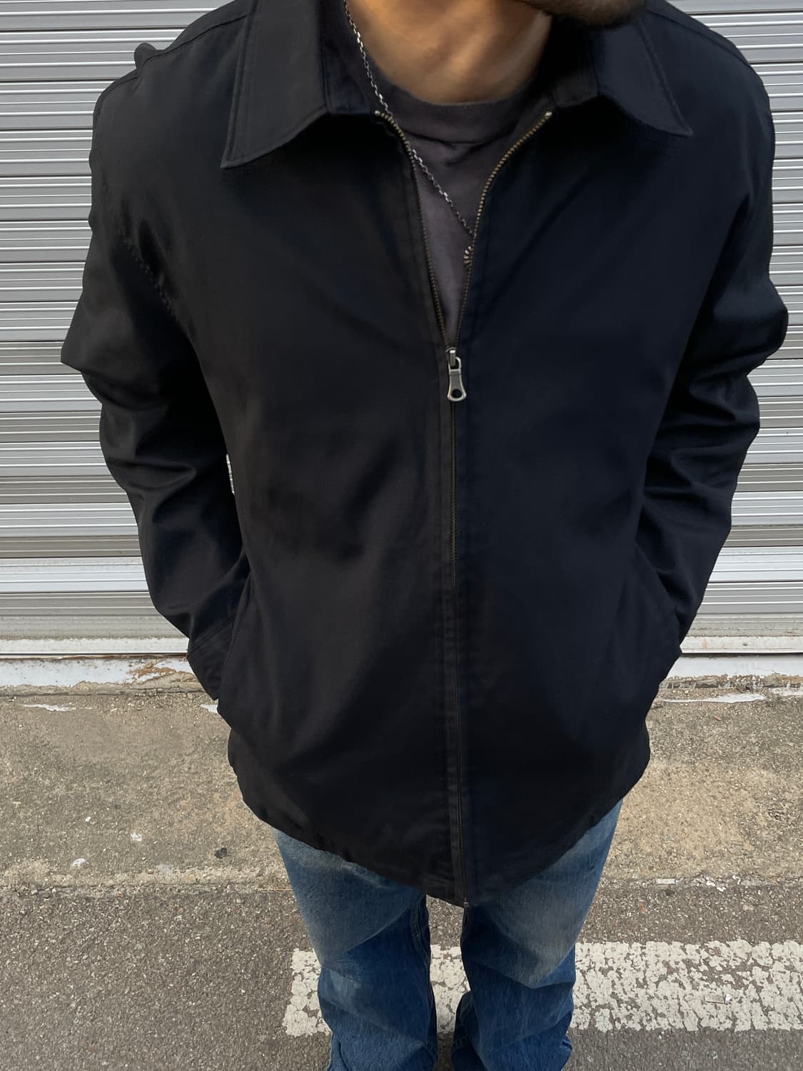 00s Old GAP Swing Top Black Jacket 상품이미지3