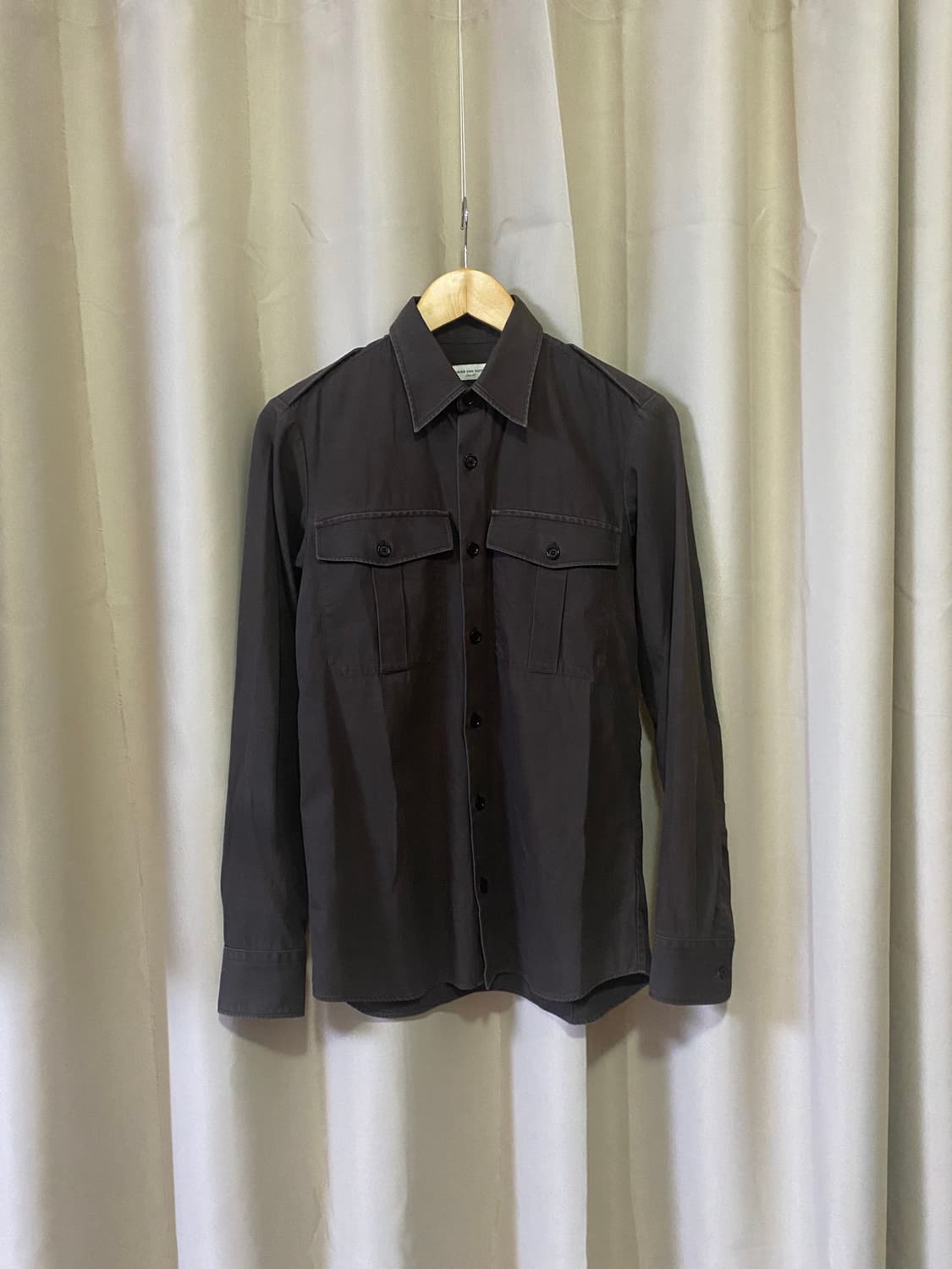 dries van noten epaulette shirt 상품이미지1