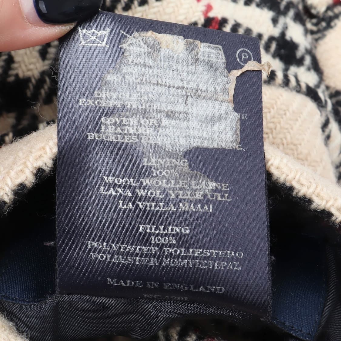 버버리 런던 리버시블 노바체크 퀄팅 싱글 코트 상품이미지9