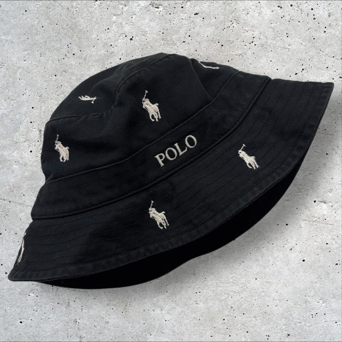 폴로 버킷햇 올오버 포니 자수 상품이미지1