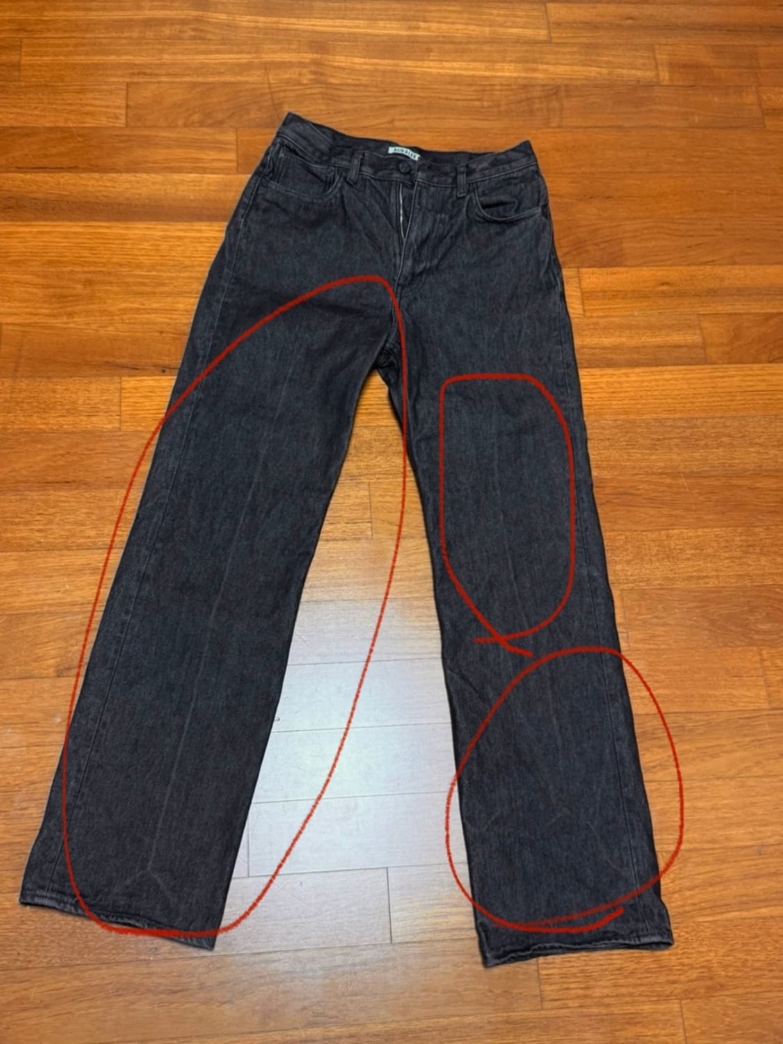 Auralee 하드 트위스트 데님팬츠 상품이미지2