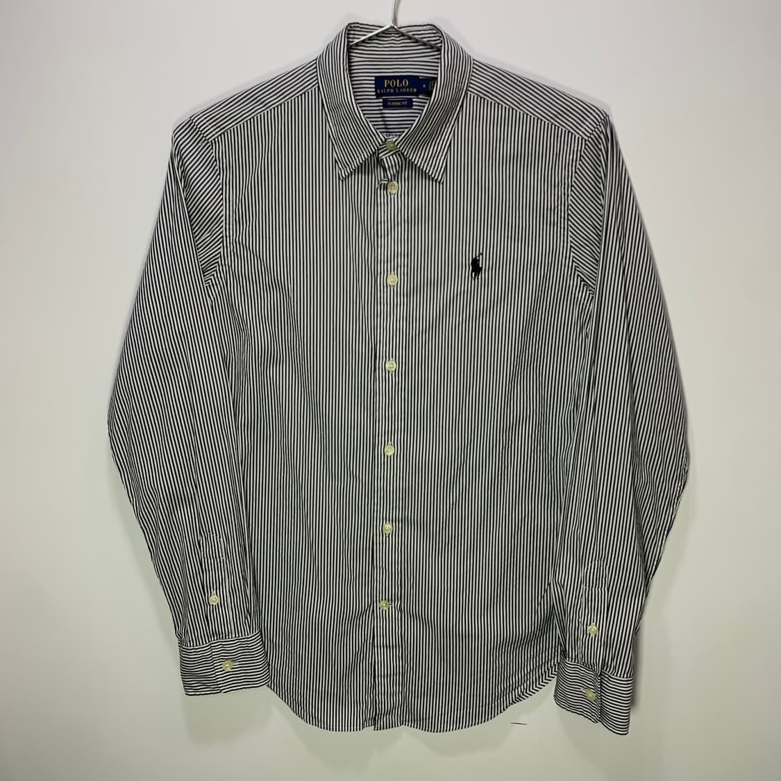 폴로 스트라이프 블랙 셔츠 상품이미지2