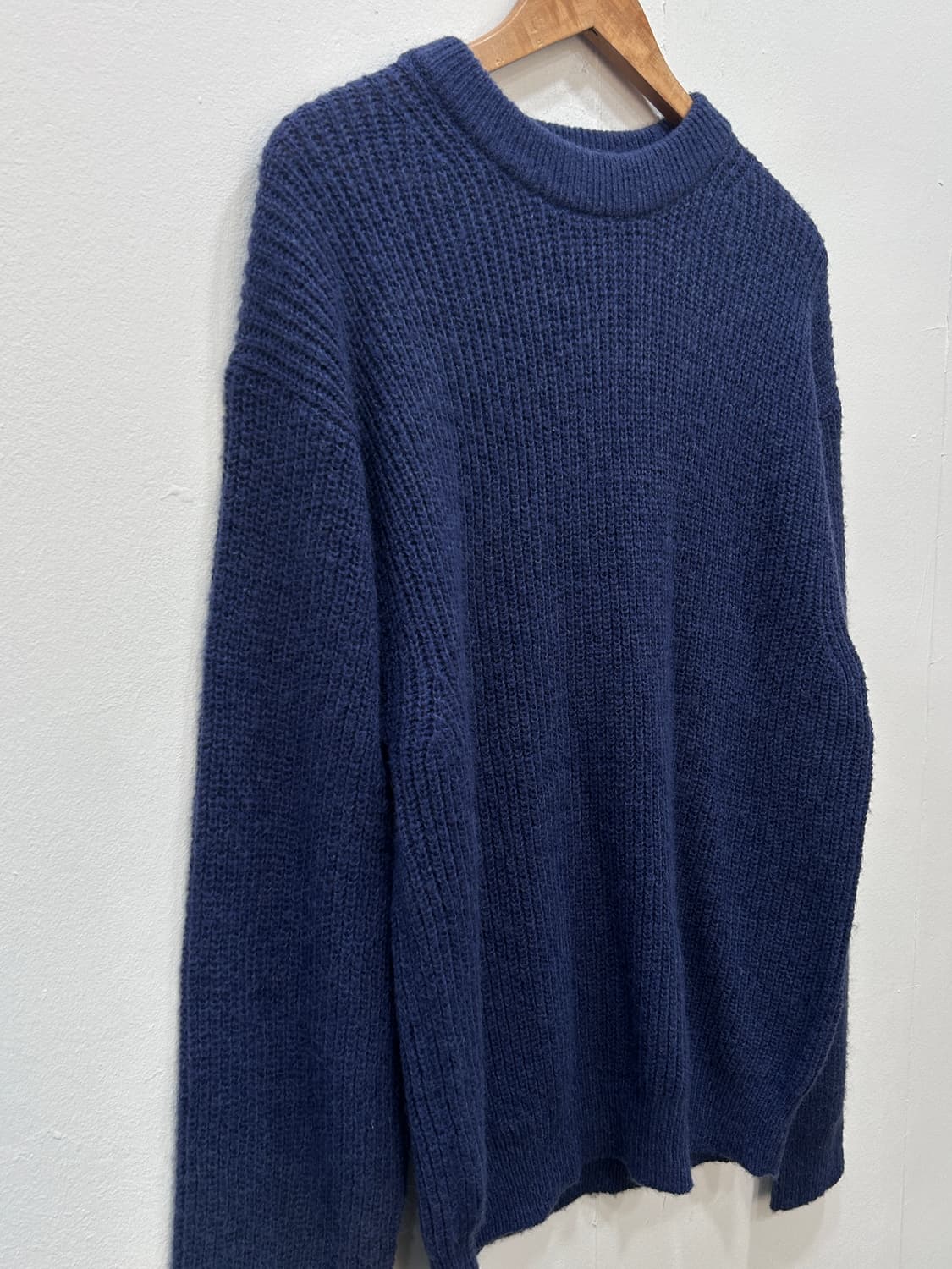 베르노 알파카 울 니트 남성 L 100사이즈 네이비 상품이미지4