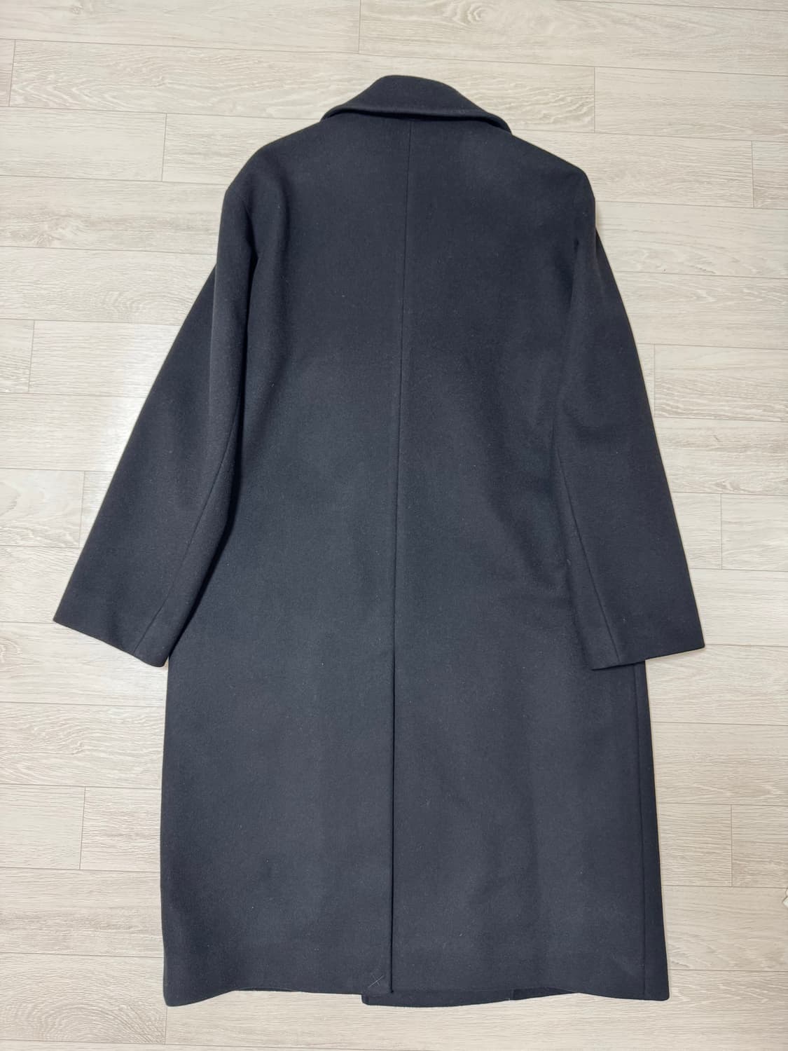 인사일런스 캐시미어 더블 롱 코트 BLACK/S 상품이미지2