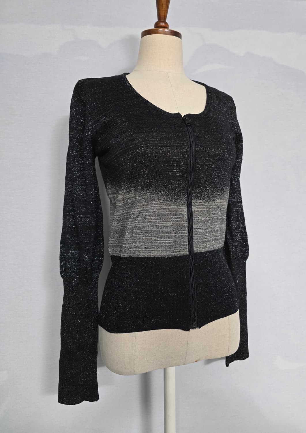 알렉산더 맥퀸 스트라이프 집업 가디건  상품이미지2