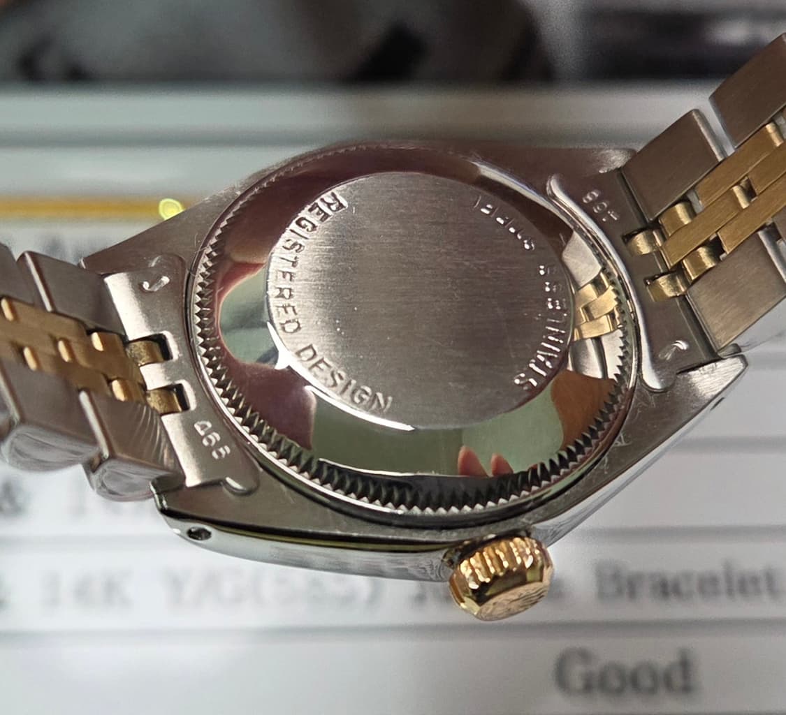 롤렉스 데이저스트 6917 초코판 10P다이아 쥬빌리줄 여성용 (감정서  상품이미지8