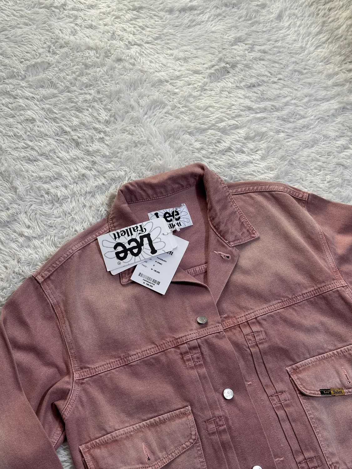 Lee Fallen 핑크 데님 자켓 S 상품이미지4