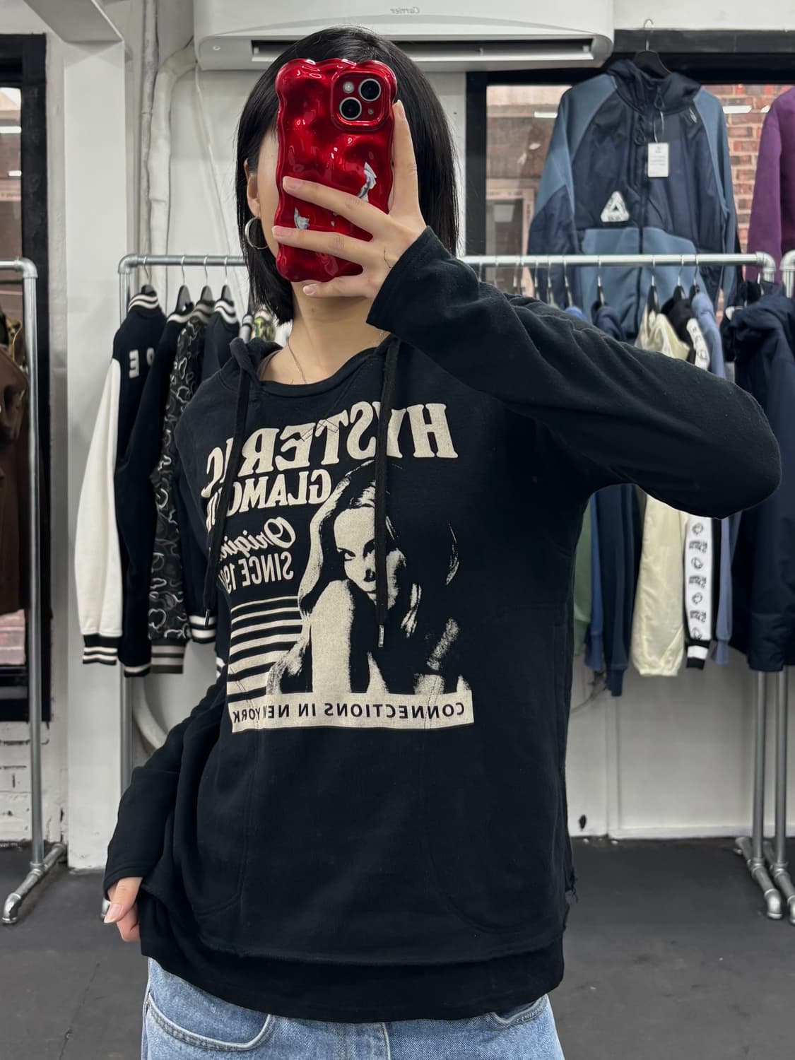 히스테릭 글래머 히스걸 후드티 상품이미지2