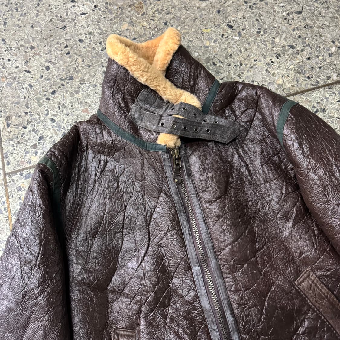 [XL] 빈티지 B3 무통 무스탕 자켓 상품이미지6