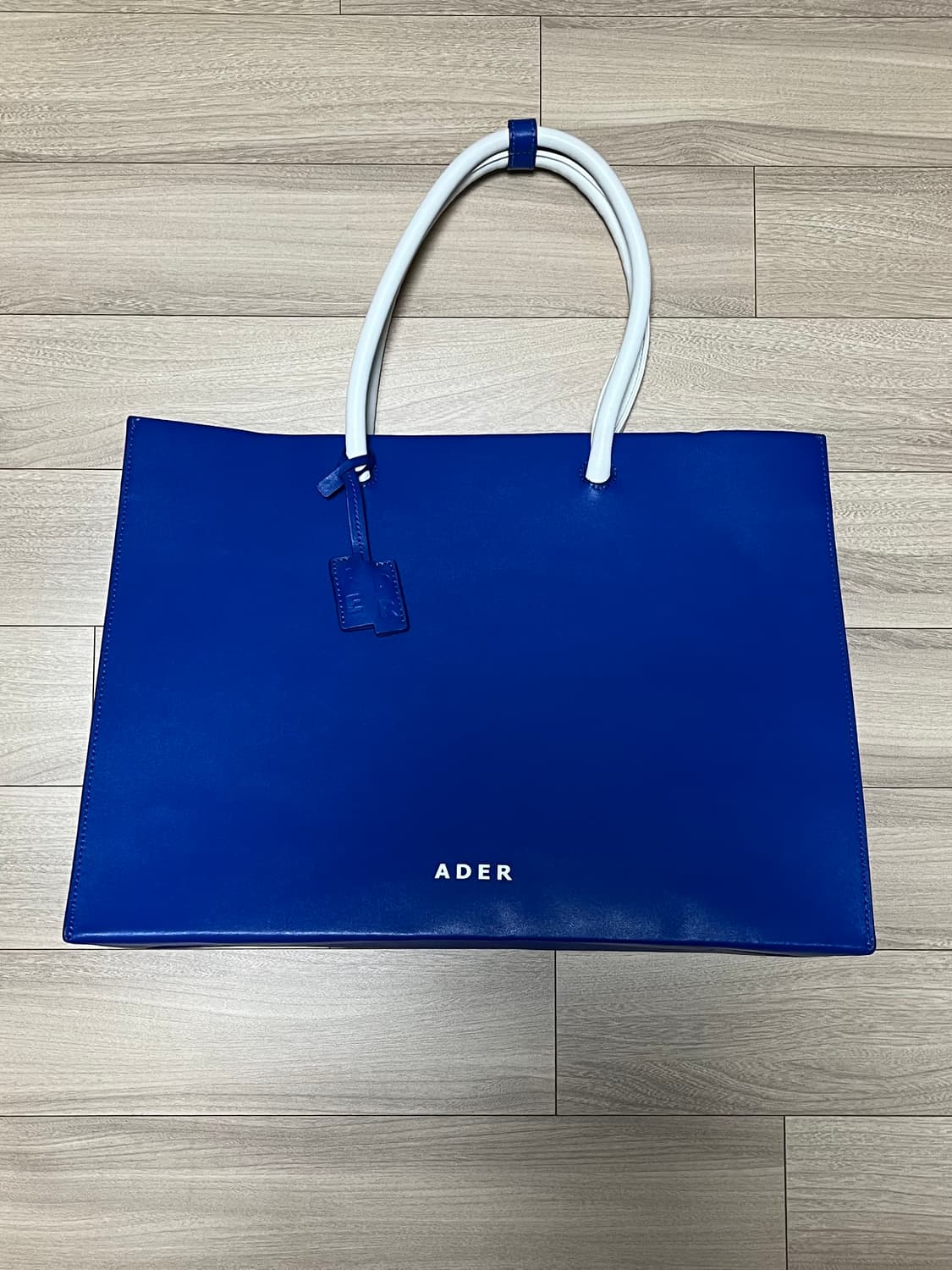 아더에러 쇼퍼백 와이드 블루 상품이미지2