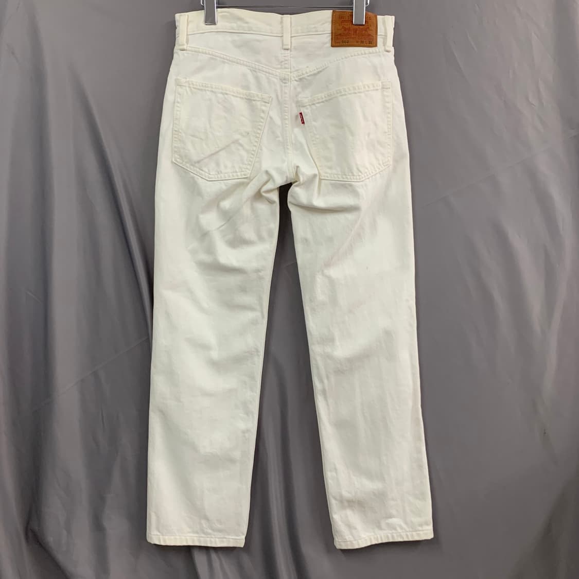 30인치 리바이스 502 스트레이트 일자 크림 데님 청바지 상품이미지2