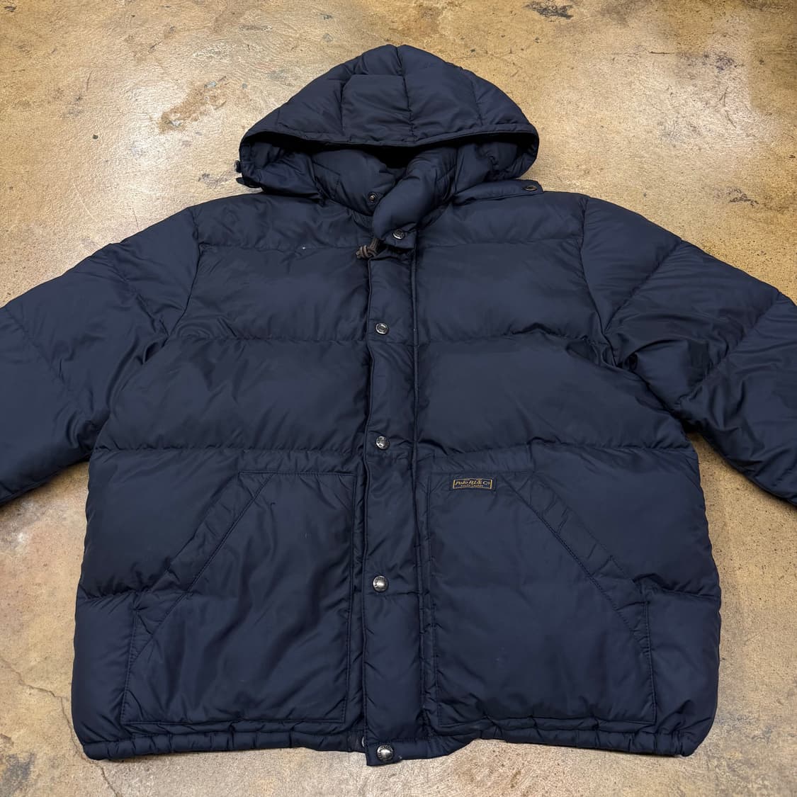 [정품/XL] 폴로 랄프로렌 네이비 후드 패딩 점퍼 b19 상품이미지3