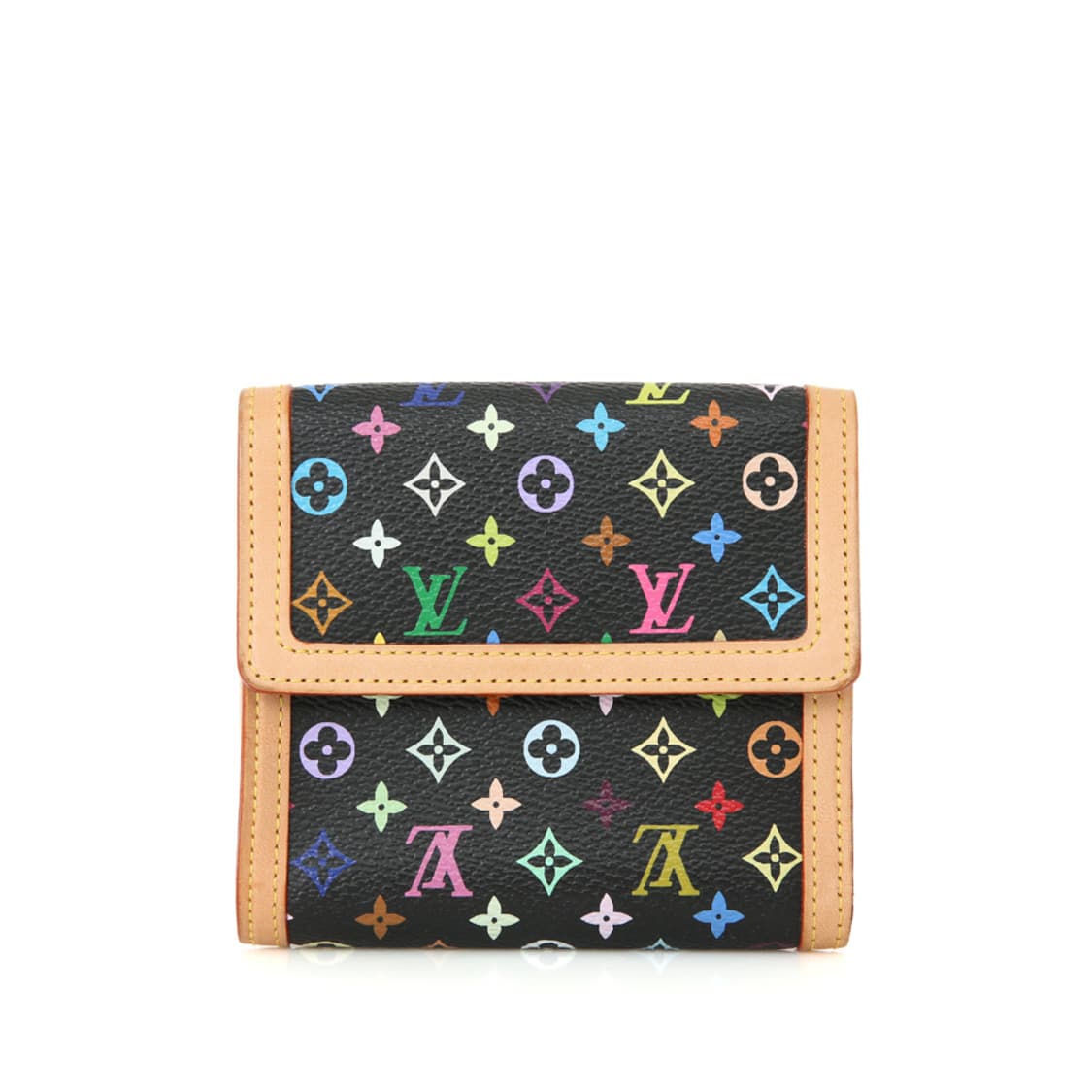루이비통 멀티컬러 반지갑 멀티블랙 포르토포일 월렛 M92984 상품이미지4