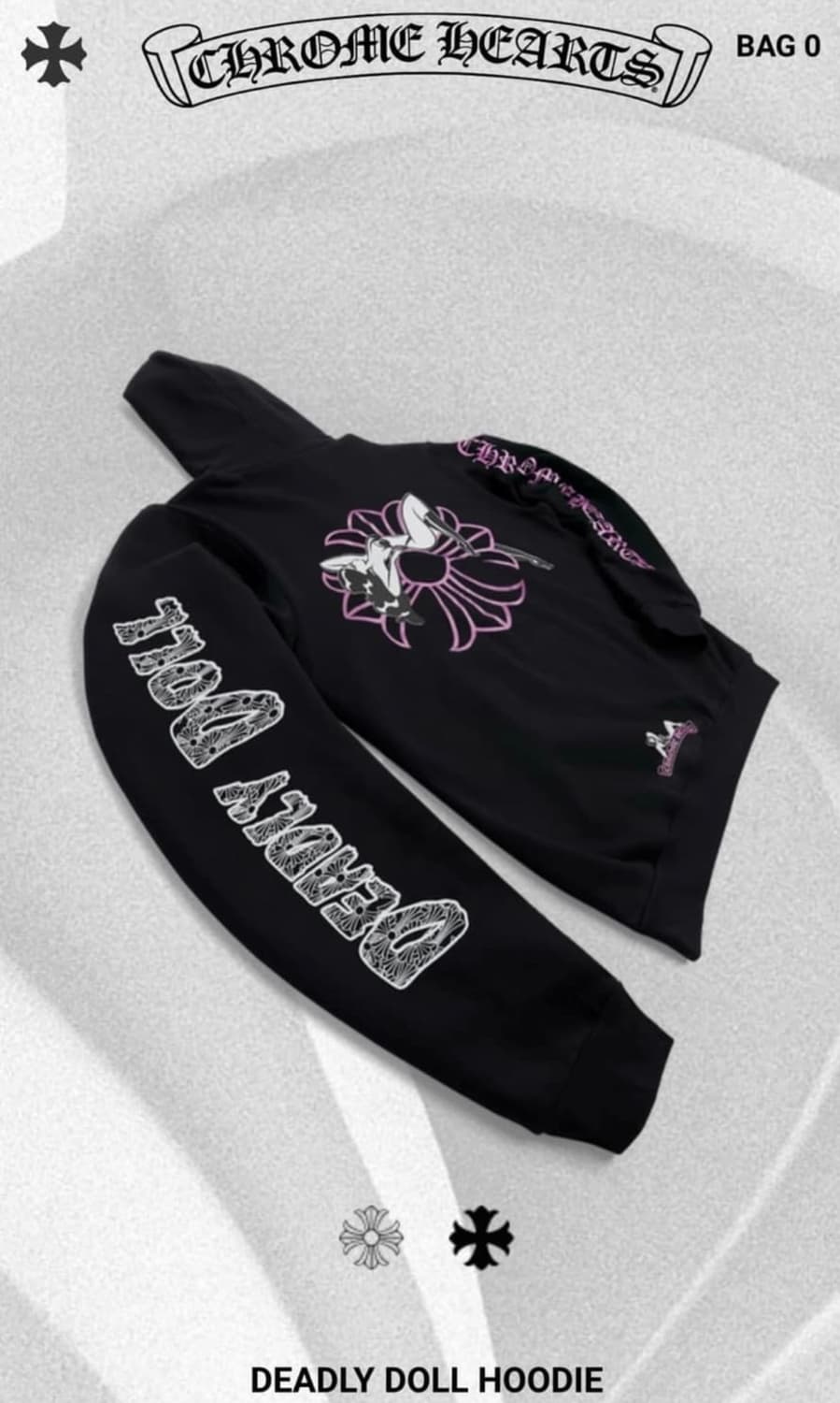 크롬하츠 데들리돌 후드 상품이미지2