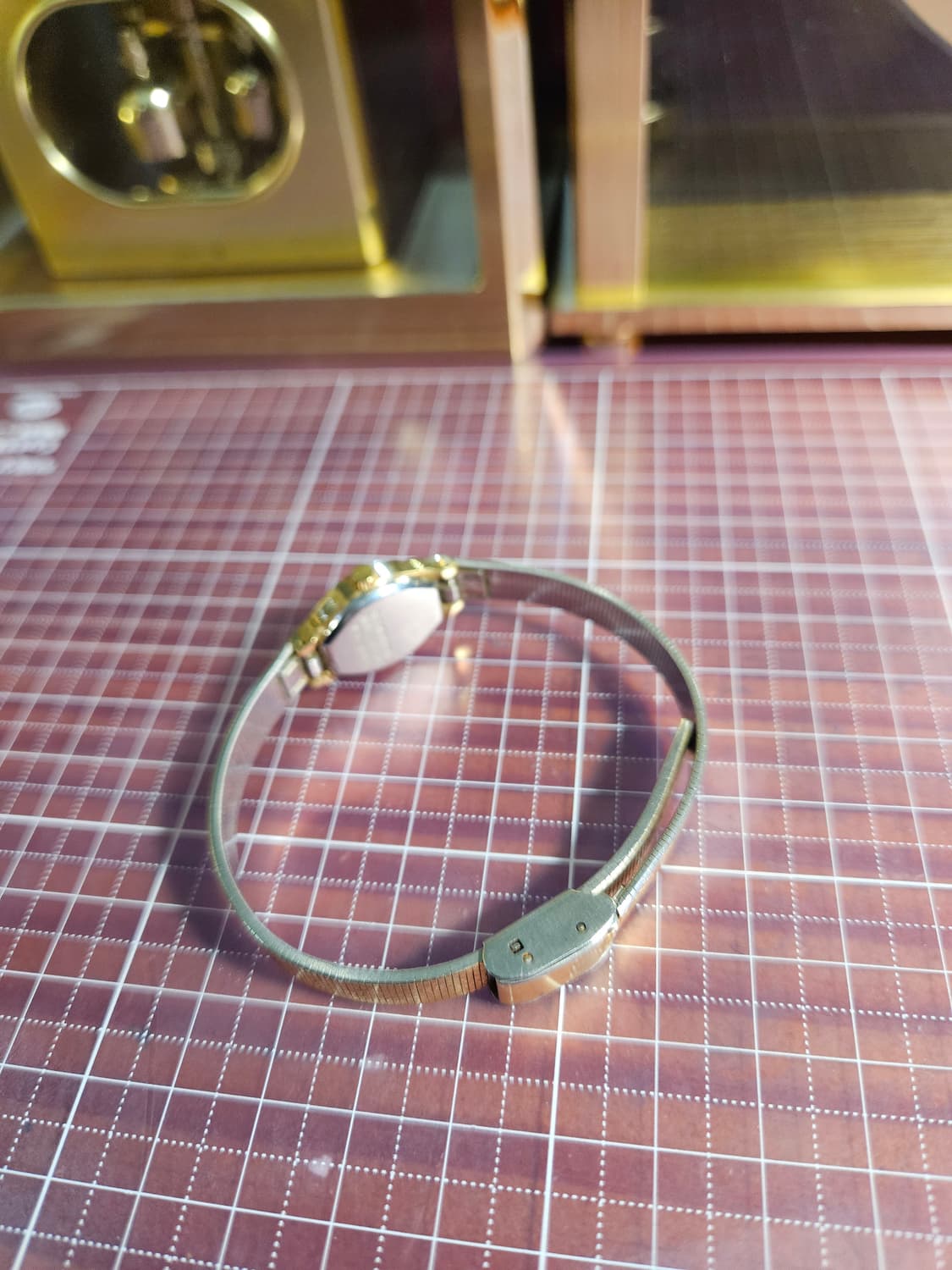 세이코 로루스 빈티지 여성용 금장 팔찌시계 쿼츠 상품이미지5