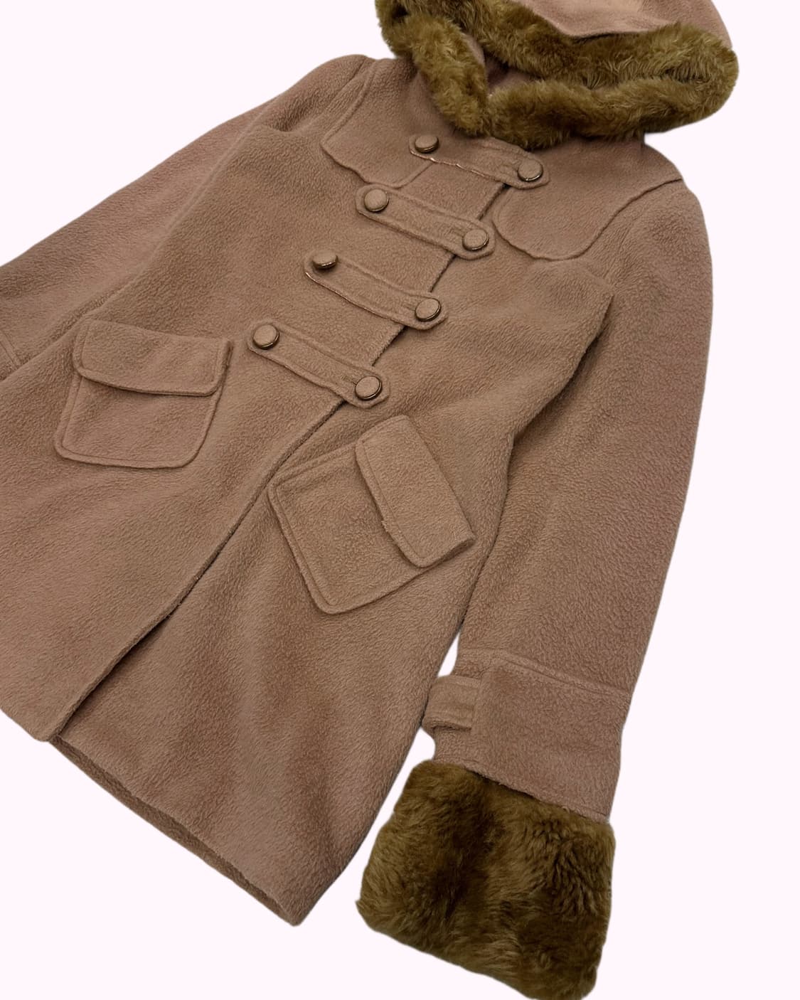 CECIL MCBEE fur hood duffle coat 상품이미지3