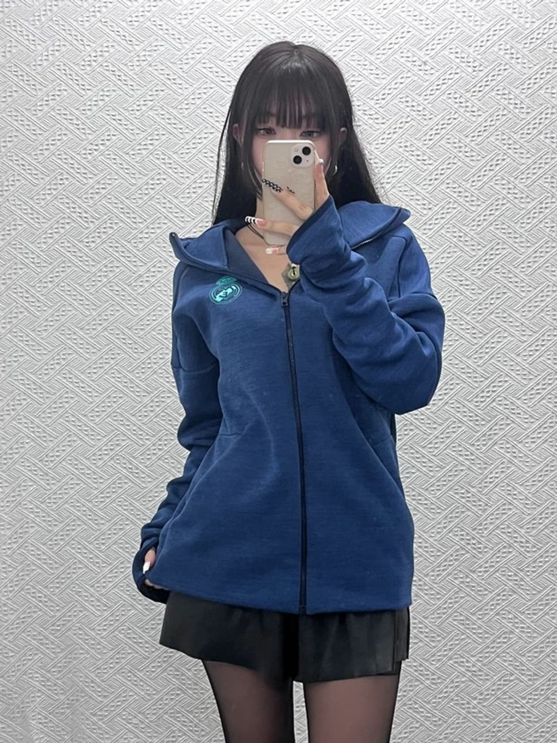 아디다스 올드스쿨 레알마드리드 딥블루 져지 후드집업 105 C10410 상품이미지2