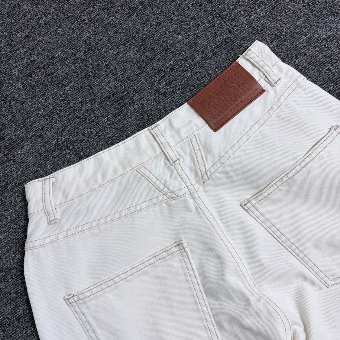 마리떼 프랑소와 저버 W 패치 워크 와이드 데님 팬츠 상품이미지7