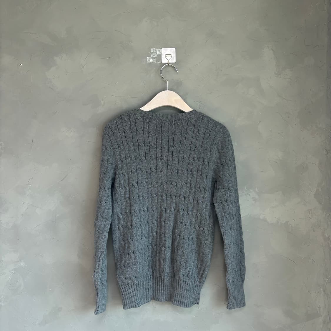 폴로 랄프로렌 꽈배기 니트 그레이  상품이미지5