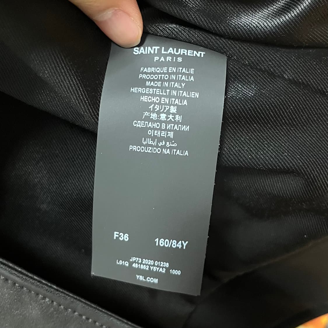 Saint Laurent Leather Jacket 상품이미지3