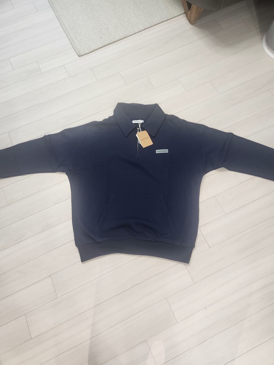 Geecoon 집업 카라티 네이비 XL 상품이미지1