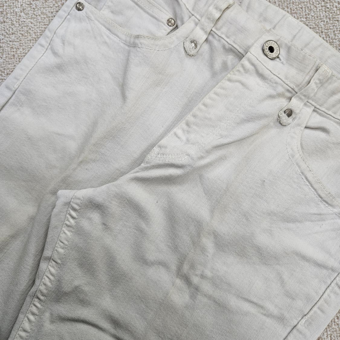 [86-100] 인터메조 부츠컷 화이트 팬츠 바지(얼룩) 1204JM1 상품이미지5