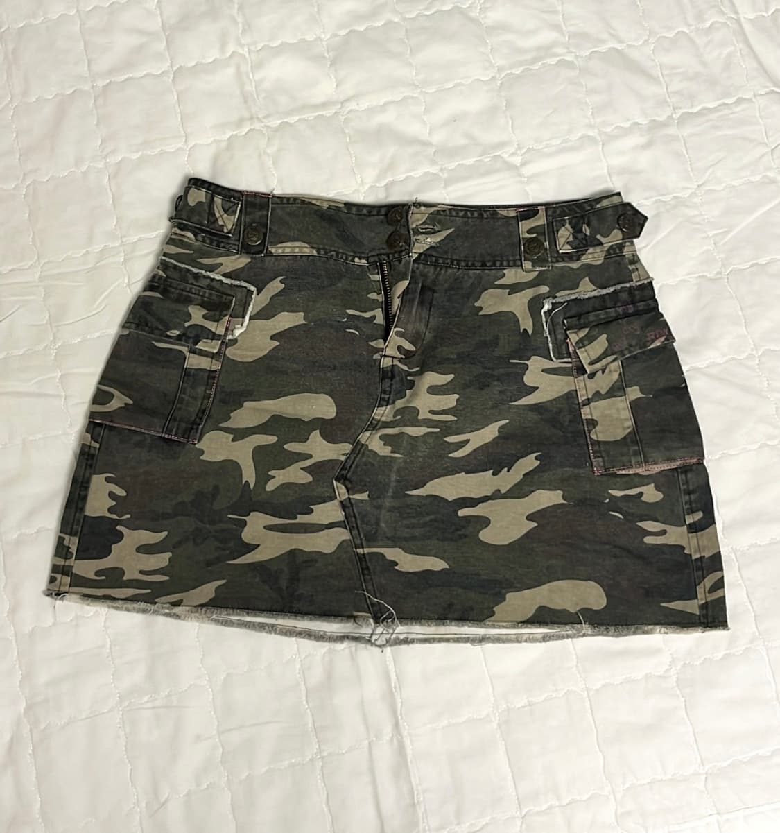 빈티지 카모 스커트 상품이미지2
